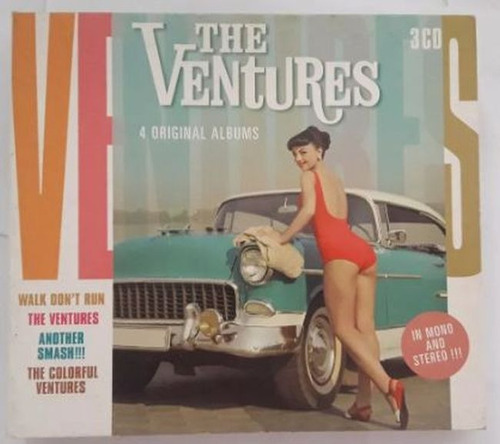 3x Cd (nm) The Ventures 4 Original Albums Ed Eu 2012 Triplo