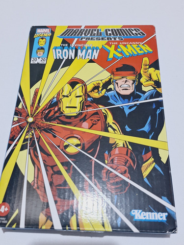Iron Man & Cyclops Marvel 4 Pulgadas Kenner (Usado)