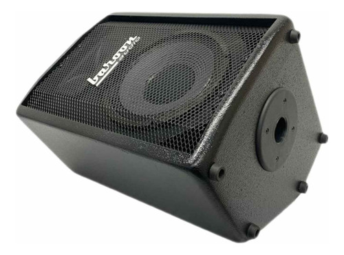Caixa De Som Ativa Amplificada P/ Celular Tv Palestra Violão Cor Preto 110v 220v Com Chave Seletora