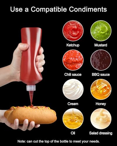 Squeeze Bottles, Juego De Botellas Exprimibles De Plástico P