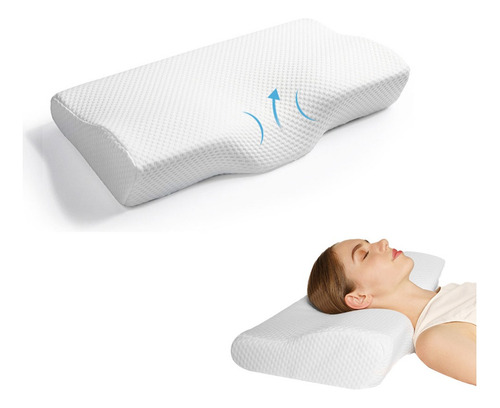 Almohada Memory Foam Almohada Cervical Ortopédica Ajustable