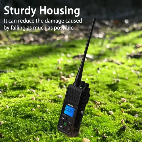 Radio Bidireccional Recargable 5 W 6 Unidades Uhf 2 Vías Color Bandas De Frecuencia