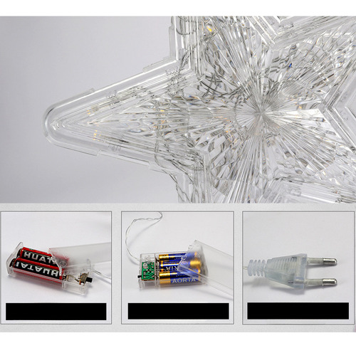Luces Led Con Forma De Estrella Luminosa Para Decoración De