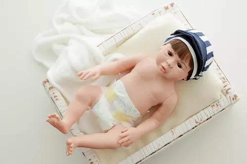 Bebê Reborn Boneco Principe Menino Promoção Bolsa - Unidade