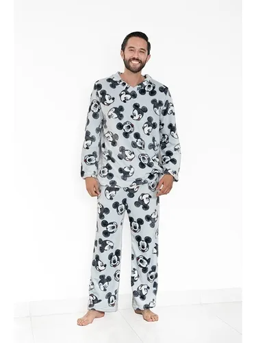 Pijama Para Hombre Super Suave Y Calientita Mickey Mouse Cuotas