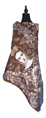 Rebozo Grande Chalina Fular Artesanal Frida Kahlo