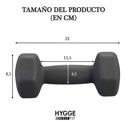 Mancuernas de 4 a 8 Kg