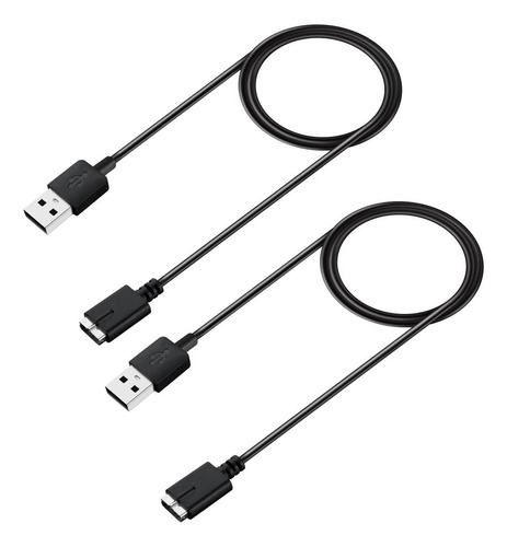 2 Cable De Datos Carga Segura Usb 1m Para Watch , Color
