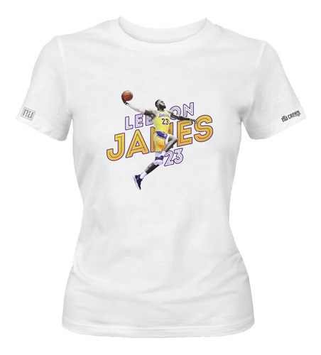 Camiseta Lebron James 23 Lakers Basket Basketball Mujer Idk