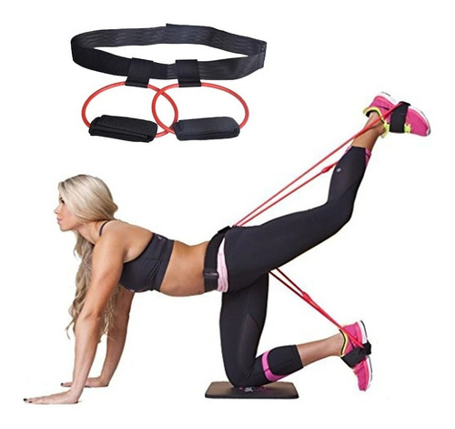 Imagen 3 de 7 de Cinturon De Resistencia Banda Tubular Fitness / Lhua Store