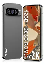 Comprar Teléfono Celular Xgody V12pro Dual Sim 128 Gb+12 Gb Ram Smartphone Android 14 Hd 6.58 Pulgadas Celular 6000 Mah With Facial Recognition  Gps Gris