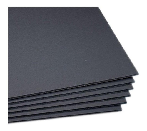 Imagen 1 de 8 de Foamboard Negro 50x70 5 Mm Placa Plancha Tabla
