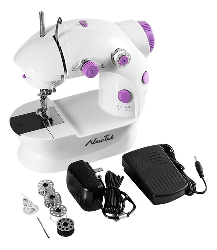 Máquina De Coser Recta Portable Blanca A 220v