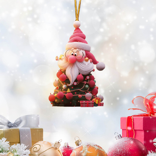 Colgante Pequeño Con Forma De Árbol De Navidad Con Forma De