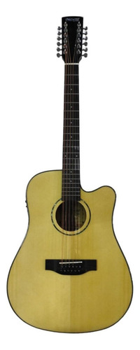 Guitarra Mccartney Docerola Cd-6012nt Color Natural Material Del Diapasón Arce Orientación De La Mano Diestro