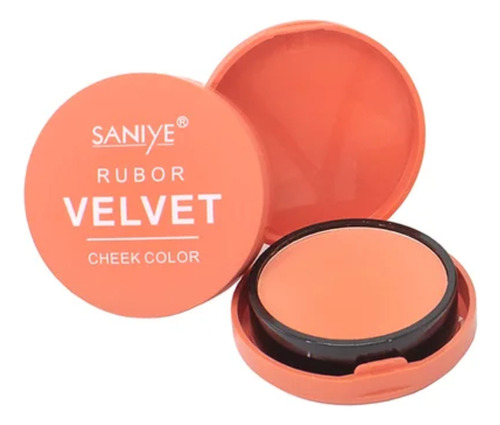 Rubor Velvet Cheek Color Con Brocha Y Espejo Saniye