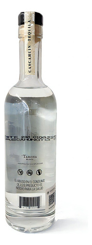Tequila Artesanal Cascahuín Blanco Tahona 375 Ml