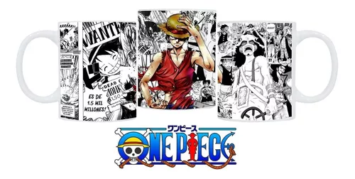 Taza One Piece Luffy - Usopp - Manga