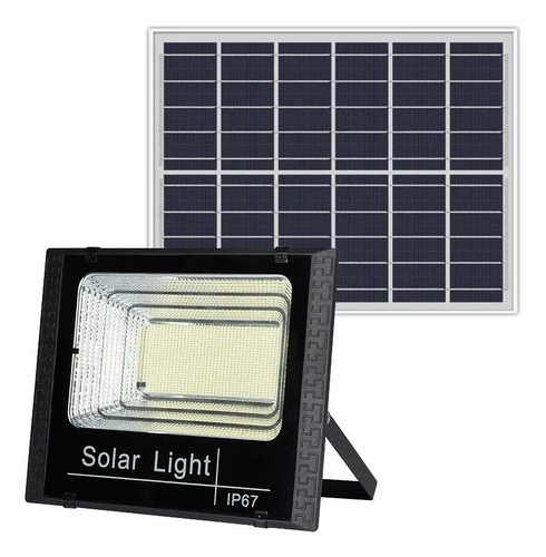 Luz Foco Led Solar Exterior Sensor De Movimiento