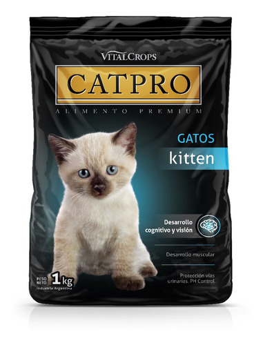 Catpro Kitten Premium (ph Control)x 1 Kg  Dm Mascotas