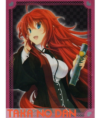 80 Protectores Para Cartas Rias Gremory High School Dxd