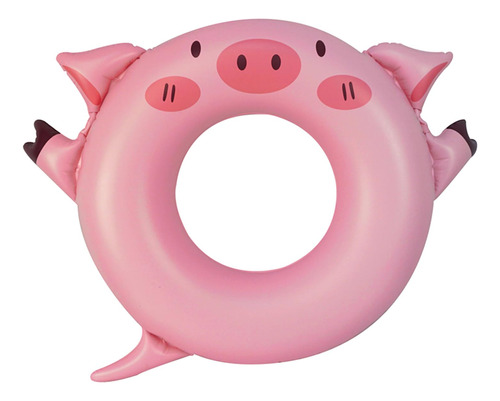 Hohqb Baby Pool Floats Pig Kids Pool Rings: Swim Rings & Fl.