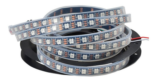 Imagem 2 de 6 de Fita Led Ws2812b Ip67 Endereçável 5v 300 Leds Rolo 5 Metros