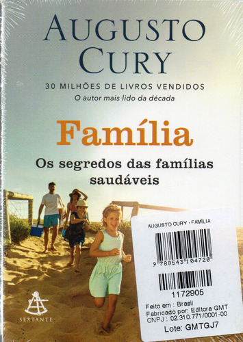 Livro - Família - Augusto Cury - Frete Grátis