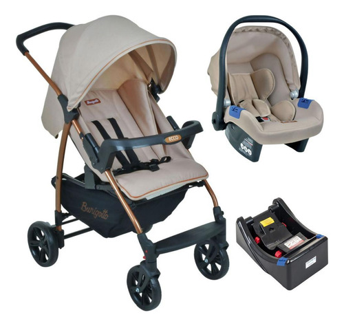 Conjunto Travel System Ecco Mon Amour E Base - Burigotto