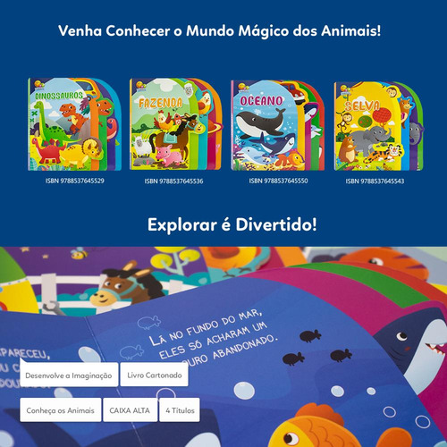 Explorar É Divertido! Oceano, De Mammoth World. Editorial Todolivro, Capa Mole Em Português