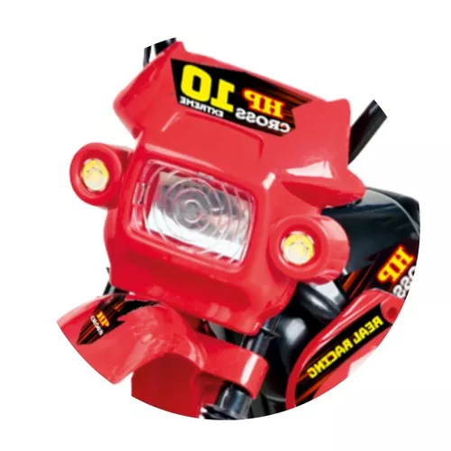 Mini Moto Eletrica Infantil Motocross Motoca Vermelho