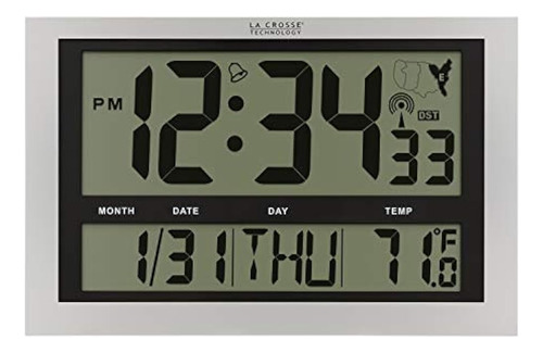 La Crosse Technology 513-1211 - Reloj De Pared Atómico (pant