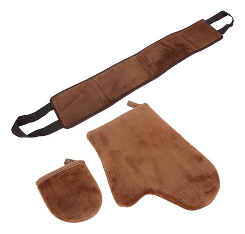 3pcs / Retroceder Aplicador De Bronceado Guantes De