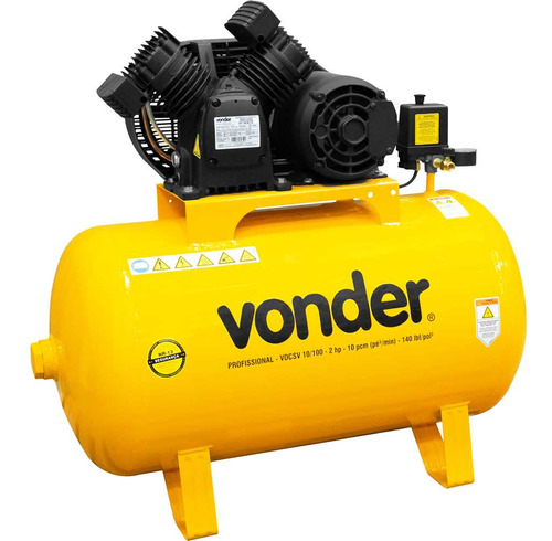 Compressor De Ar Vdcsv 10/100 Monofásico Vonder