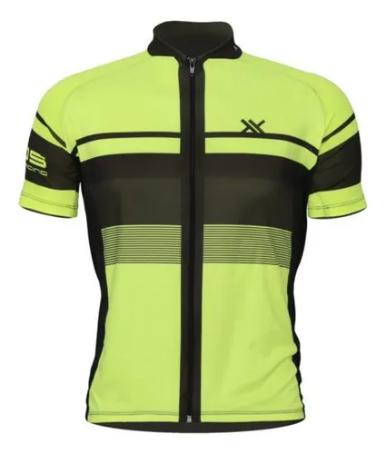 Camisa Ciclismo Masculina Mattos Racing Biketrack Ii Amarelo