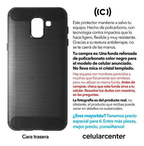 Funda Para Samsung Galaxy J6 2018 Sm-j600 Protector Case Tpu