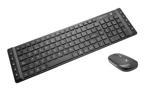 Kit multimedia teclado y mouse inalambrico green leaf sale