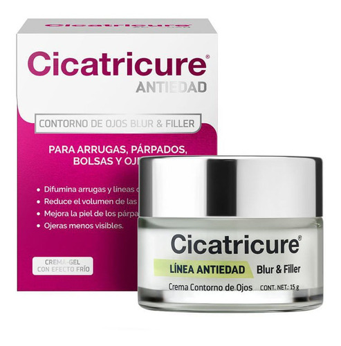 Cicatricure Crema Antiedad Contorno De Ojos Blur&filler 15g 