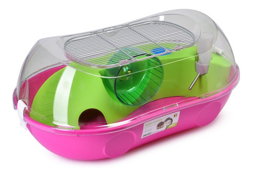 Jaula Para Hamster Roedores Premium 59x45x27 Color Rosa