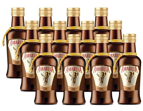 Miniatura Mini Licor Amarula 50ml 12 Unidades