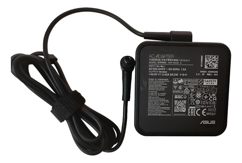 Cargador Para Asus 19v 3.42a 65w Plug 65 W Adp-65gd D Negro