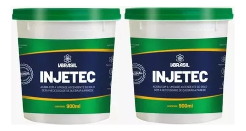 Injetec Impermeabilizante Vbrasil Kit 02 Unidades De 900ml