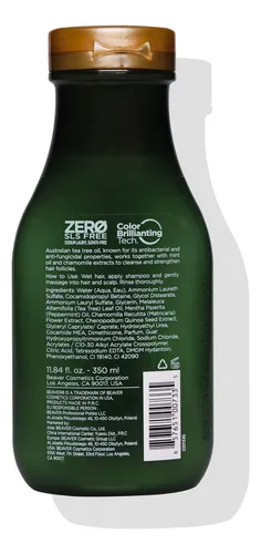 Beaver Tea Tree ChampĂș Para Cabello Graso Cuero Cabelludo Es