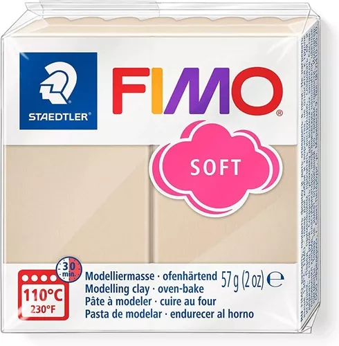 Fimo Soft Masa Moldeable Arcilla Polimerica X 56 Gramos Color 70 Sahara