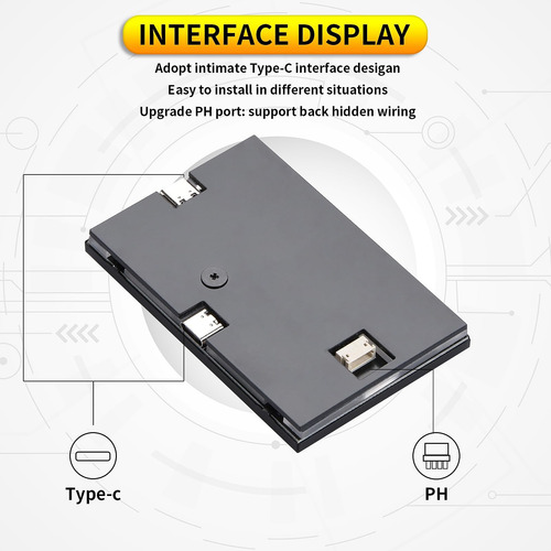 3.5 Ips Usb Mini Pantalla Temper Monitor De Datos Monitor De
