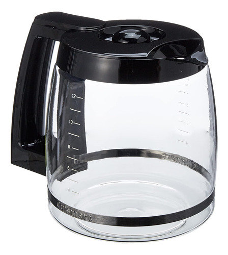 Cuisinart Dcc1200prc 12cup Jarra Vidrio Repuesto Negro