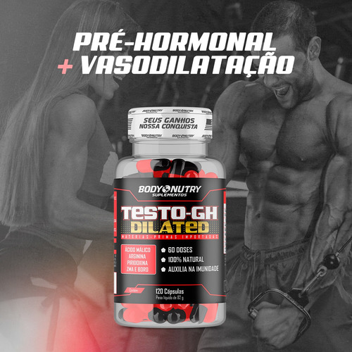 Imagem 3 de 4 de 3x Pré Hormonal Testo Gh Dilated - 360 Cápsulas, F Importada