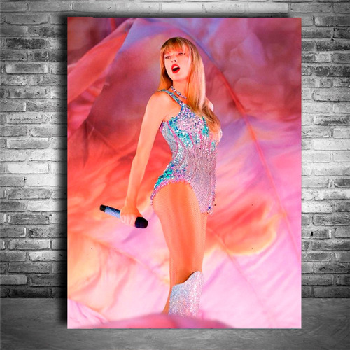 Cuadro Decorativo Taylor Swift 60x45cm Reputation Concierto 