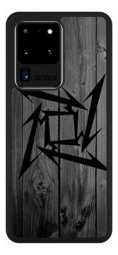 Funda Protector Para Samsung Metallica Banda Logo Escudo Samsung A21s