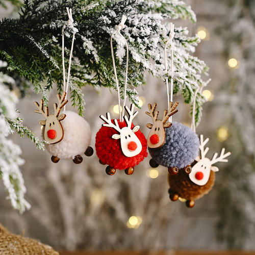 2 Navidad Reno Figuras Decoración